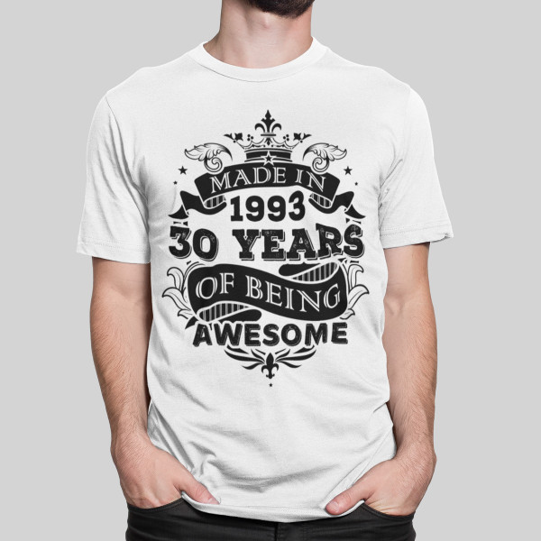 Tricou "Made in" cu data aleasă de tine