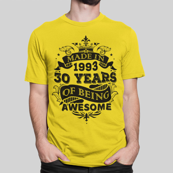 Tricou "Made in" cu data aleasă de tine