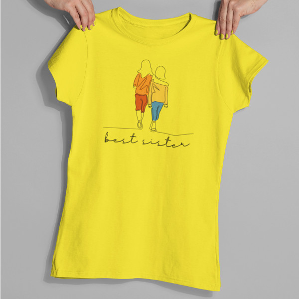 Tricou pentru femei "Best sister"