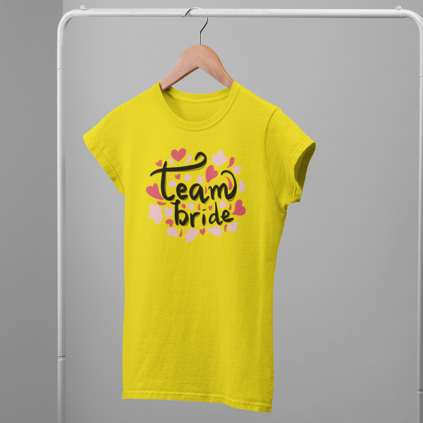 Tricouri pentru femei "Team bride"