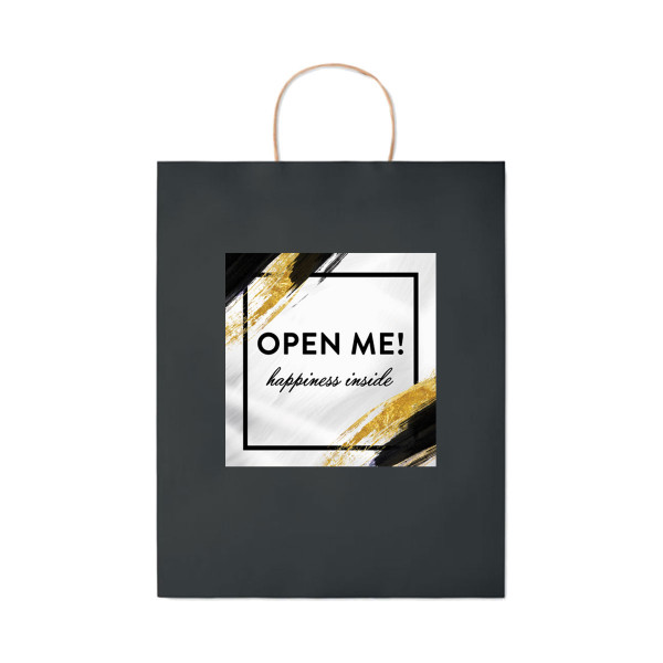 Pungă cadou din hârtie „Open Me”