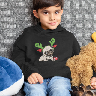 Bluză pentru copii "Christmas pug"