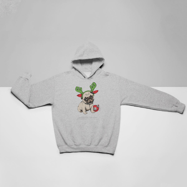 Bluză pentru copii "Christmas pug" Bluză pentru copii "Christmas pug"