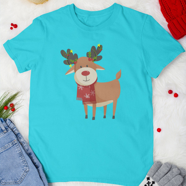 Tricou pentru copii "Reni festivi"