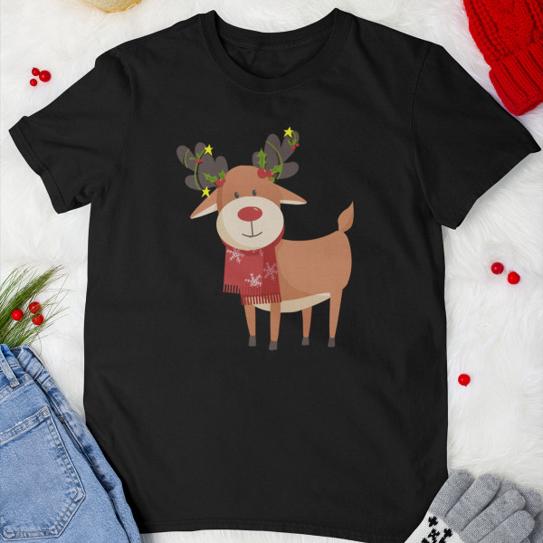 Tricou pentru copii "Reni festivi"