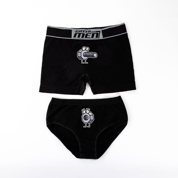 Set de lenjerie intimă pentru cuplu "Șuruburi obraznice"