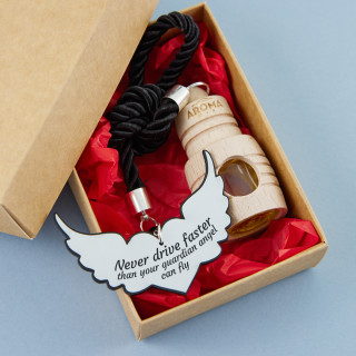 Parfum de mașină "Never drive faster"