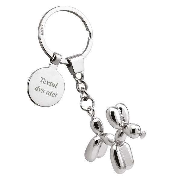 Breloc "Balloon dog" (cu gravură opțională contra cost)