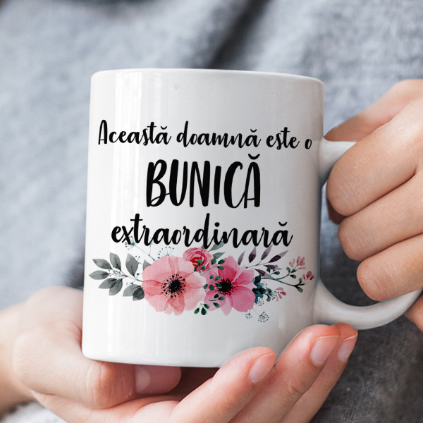 Cană "Această doamnă este o bunică extraordinară."