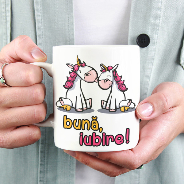 Cană "Bună, iubire!"