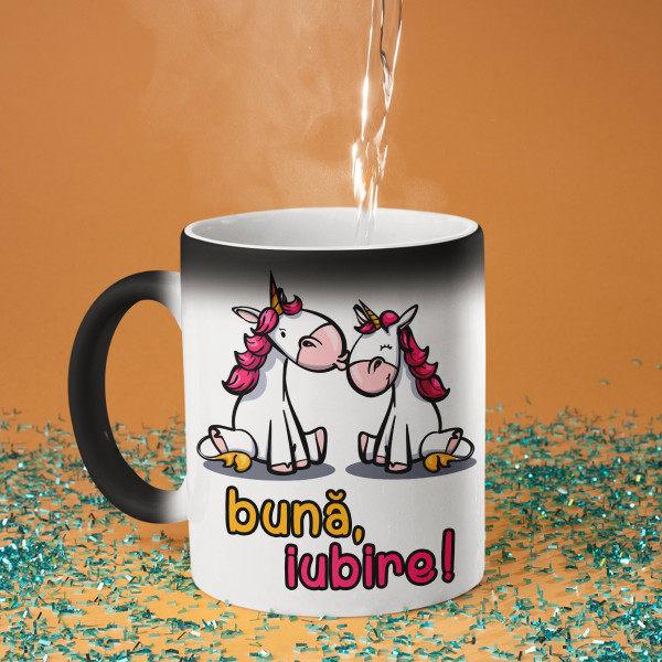 Cană "Bună, iubire!"