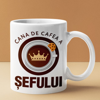 Cană "Cafeaua șefului"