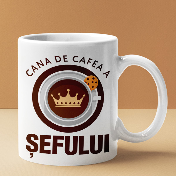Cană "Cafeaua șefului"