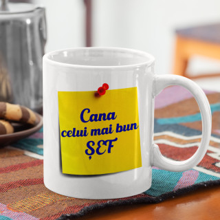 Cană "Cana celui mai bun șef"