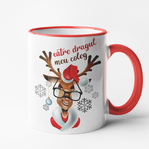 Cană "Către dragul meu coleg"