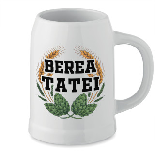 Cană ceramică "Berea tatei"