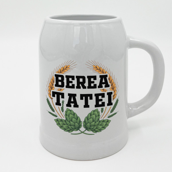 Cană ceramică "Berea tatei"