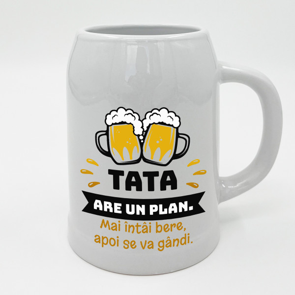 Cană ceramică "Tata are un plan" Cană ceramică "Tata are un plan"
