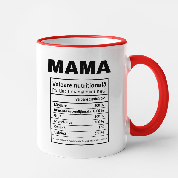 Cană "Compoziția mamei" Cană "Compoziția mamei"