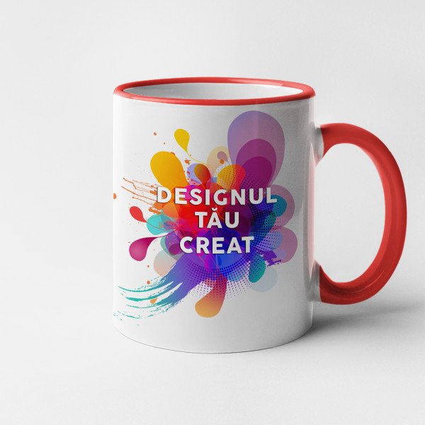 Cană cu designul tău personalizat (330ml)