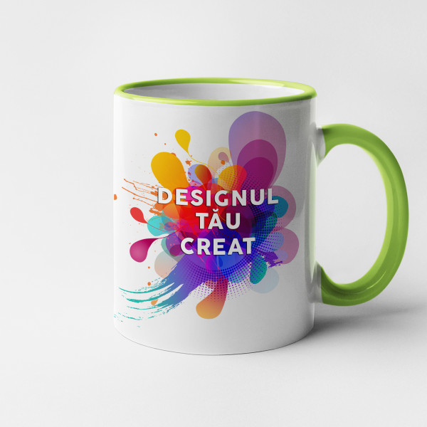 Cană cu designul tău personalizat (330ml)
