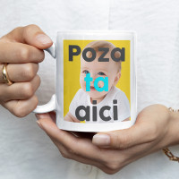 Cană cu fotografia aleasă de tine (330ml)