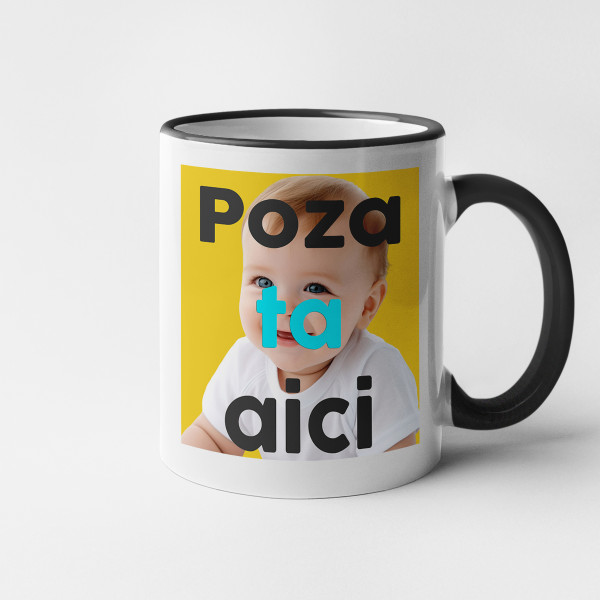 Cană cu fotografia aleasă de tine (330ml)
