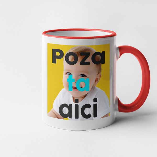 Cană cu fotografia aleasă de tine (330ml)