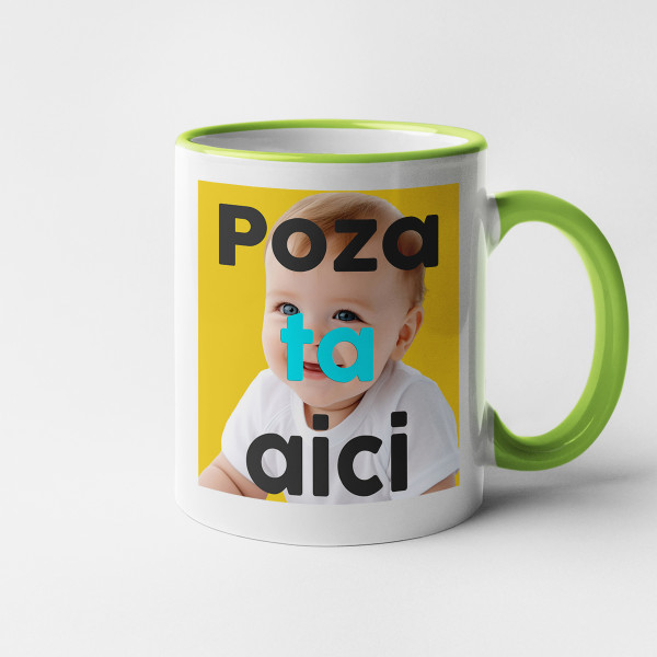 Cană cu fotografia aleasă de tine (330ml)