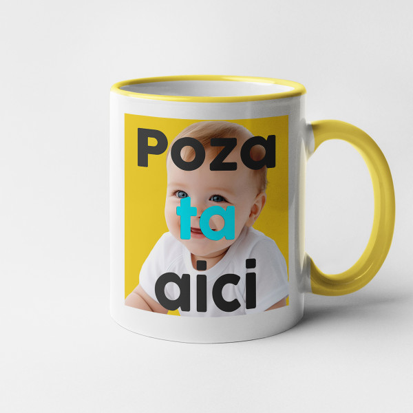 Cană cu fotografia aleasă de tine (330ml)