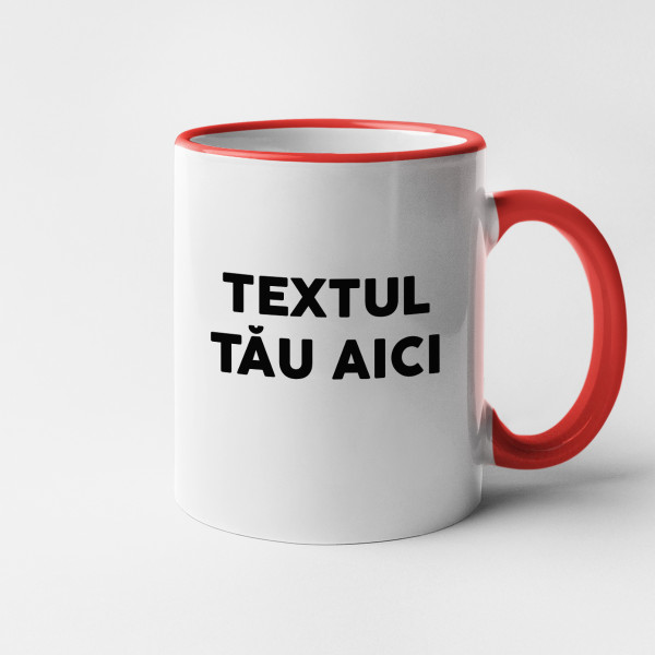 Cană cu propriul text