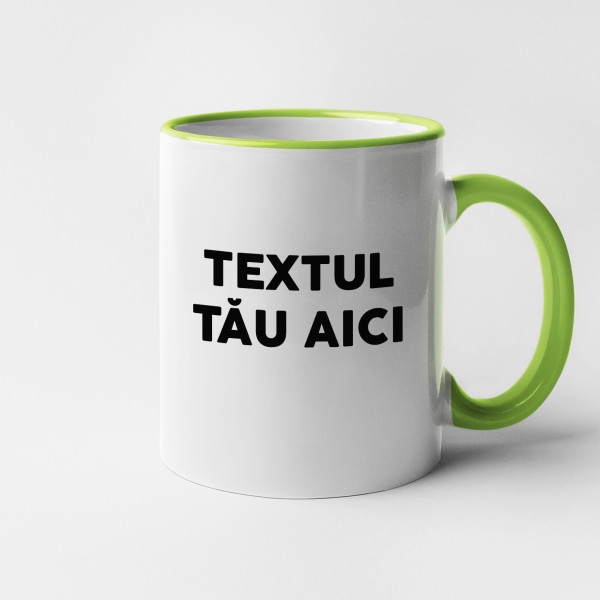 Cană cu propriul text