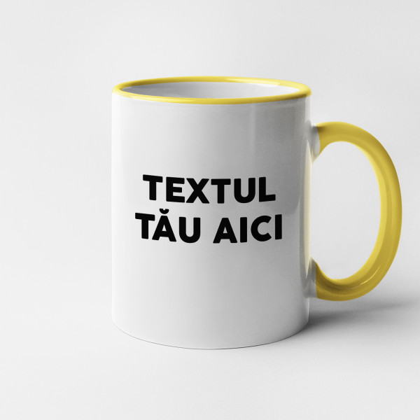 Cană cu propriul text