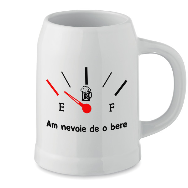 Cană din ceramică "Am nevoie de o bere" Cană din ceramică "Am nevoie de o bere"