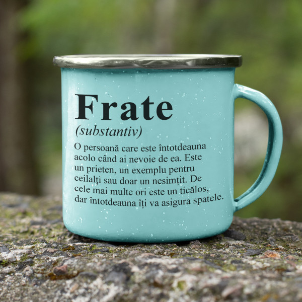 Cană din metal "Frate" Cană din metal "Frate"