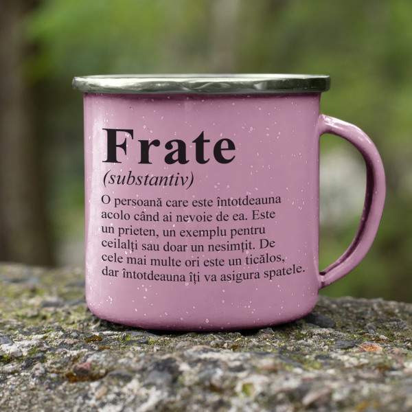 Cană din metal "Frate" Cană din metal "Frate"