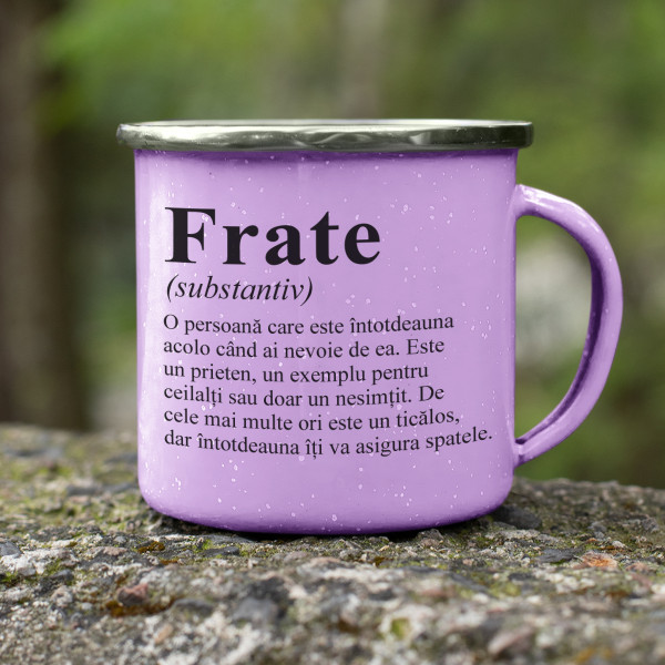Cană din metal "Frate" Cană din metal "Frate"