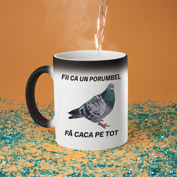 Cană "Fii ca un porumbel"