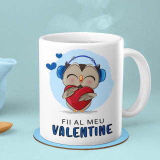 Cană "Fii iubitul meu de Valentine"
