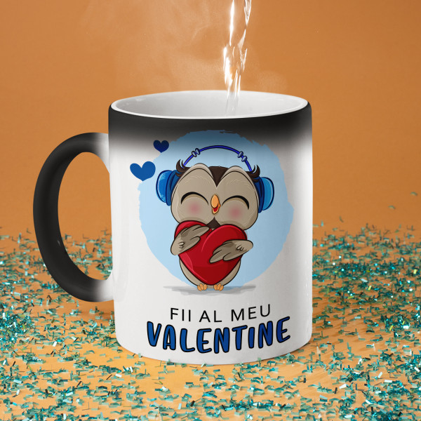 Cană "Fii iubitul meu de Valentine"