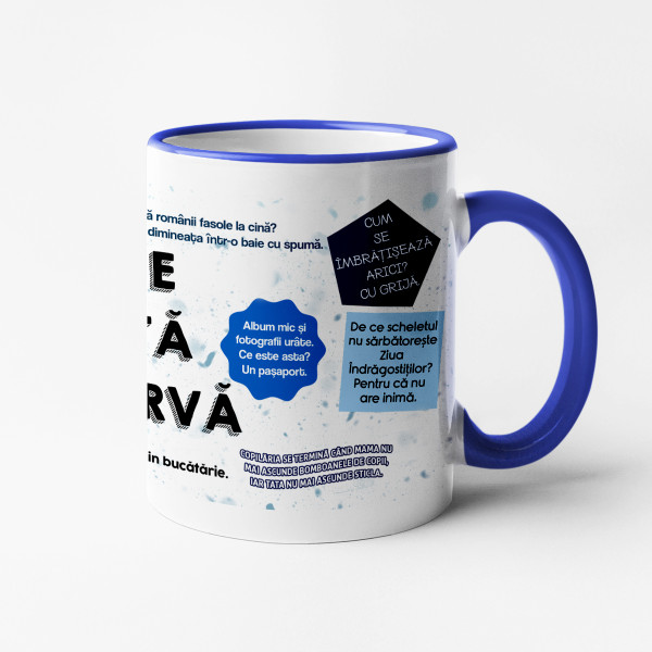 Cană "Glume de tată de rezervă"