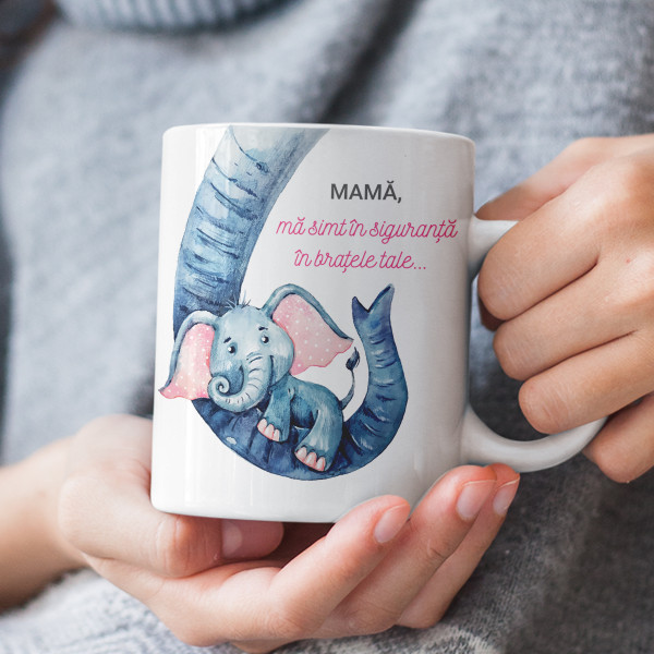 Cană "În brațele mamei"