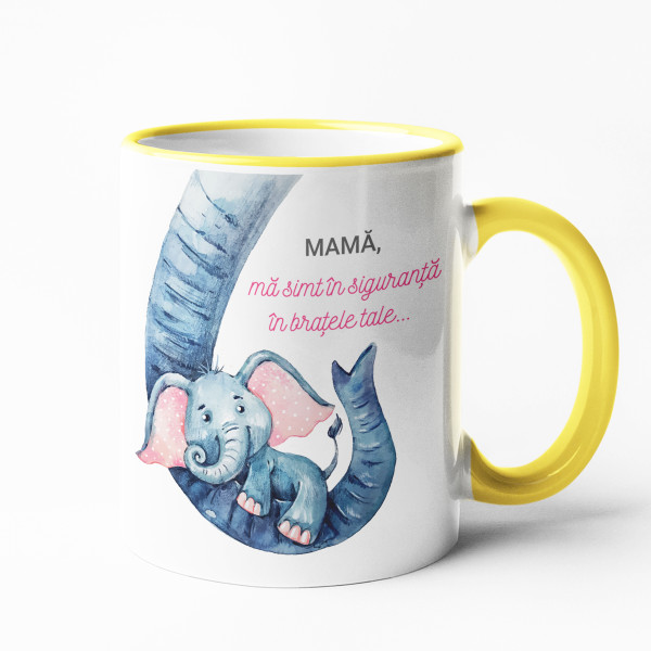 Cană "În brațele mamei"