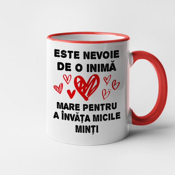 Cană "Inima profesorului" Cană "Inima profesorului"