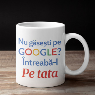 Cană "Întreabă-l pe tata"