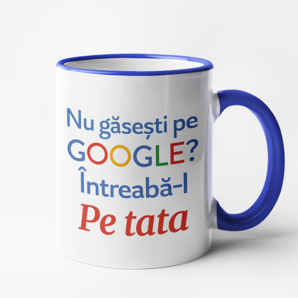 Cană "Întreabă-l pe tata"