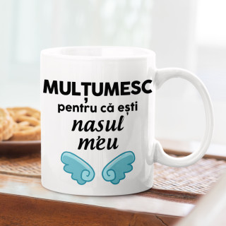 Cană "Mulțumesc că ești nașul meu"