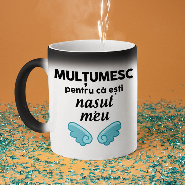 Cană "Mulțumesc că ești nașul meu"
