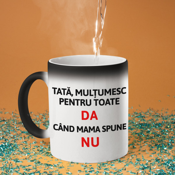 Cană "Mulțumesc, tată"