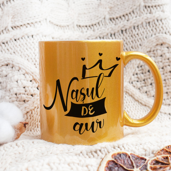 Cană "Nașul de Aur"
